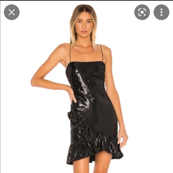 size 4 likely sequin dress black - Picture 2 of 3